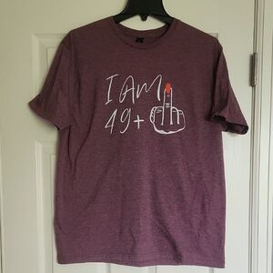 Gildan Purple Short Sleeve Tee Relaxed Fit